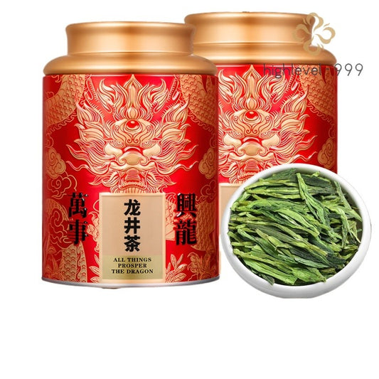 250g Authentic Hangzhou Yuqian Longjing Strong Aroma Type Green Tea Canned Tea