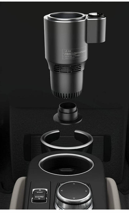 2 In 1 Car Cup Mug Holder DC 12V Heating & Cooling Cup