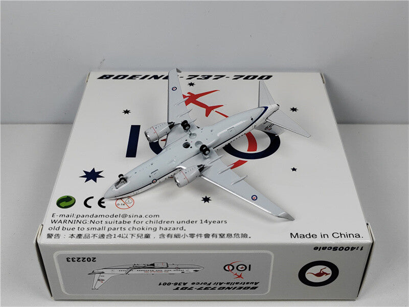 Panda Model Royal Australian Air Force FOR BOEING B737-700 A36-001 1:400 Model