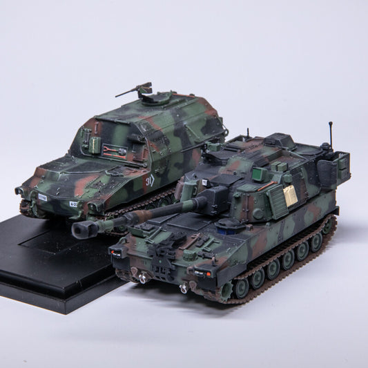 T-MODEL 1/72 M109A7 self-propelled howitzer+ammunition vehicle model NATO color