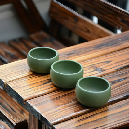 55ml Yixing Purple Clay Handcarved Tea Tasting Cup Master Cup Kungfu Teaware