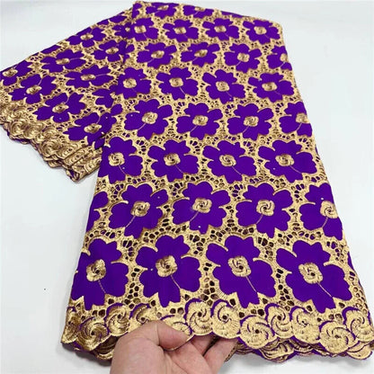 5 yard Swiss lace latest heavy beaded Embroidery 100% lace popular