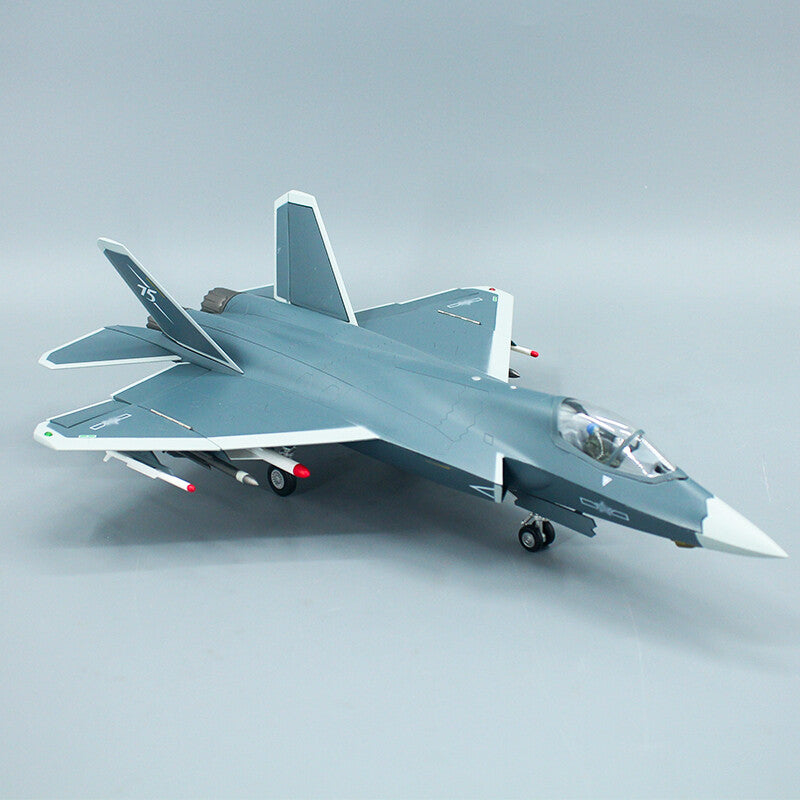 1:48 36CM J-35 Stealth Fighter Plane AIRSHOWCHINA Diecast Aircraft Model