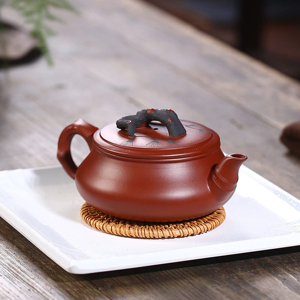 280ml Yixing Purple Clay Pot Dahongpao Plum Bossom Teapot Kung Fu Tea Set