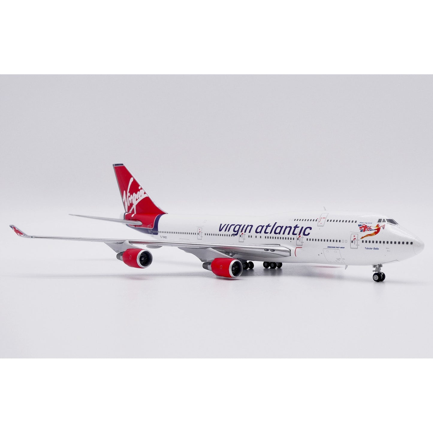 1:400 JC Wings Virgin Atlantic B747-400 G-VHOT Airplane Diecast Aircraft Model