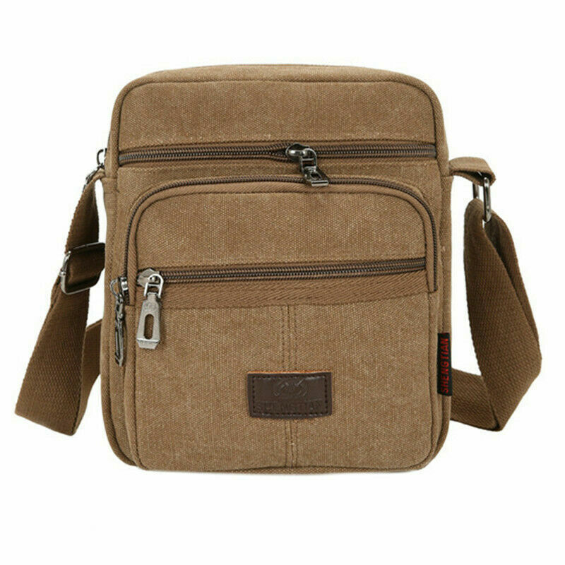 Retro Shoulder Bag Flip Casual Messenger Canvas Fashion Zipper Multifunctional