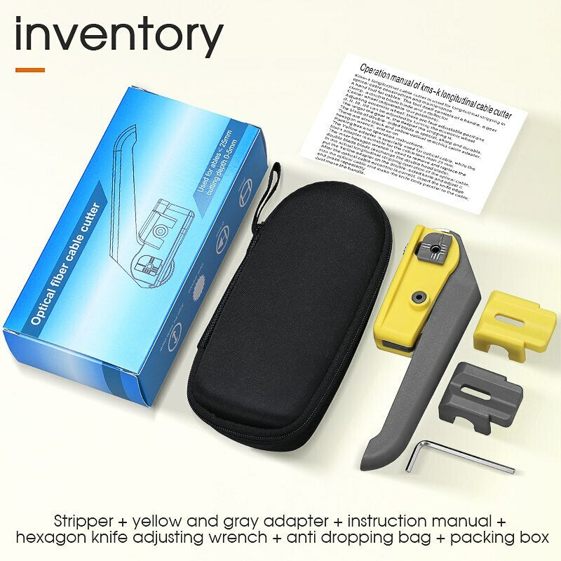 Optical Fiber Tool Longitudinal Stripper Cable Jacket Slitter KMS-K Cable Cutter