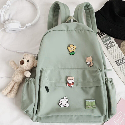 Women Nylon Backpack Student College School Bag Backpack Fashion Bags 30*11*40CM