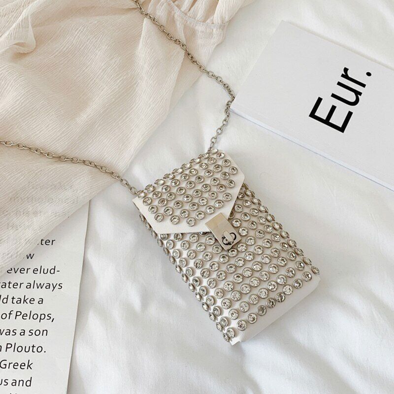 Diamonds Mini Bags Women Mobile Phone Bag Crossbody Bag Coin Ladies Wallet