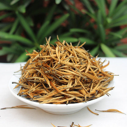 Supreme Yunnan Black Tea Fengqing DianHong Golden Buds Needle Dian Hong Tea 150g