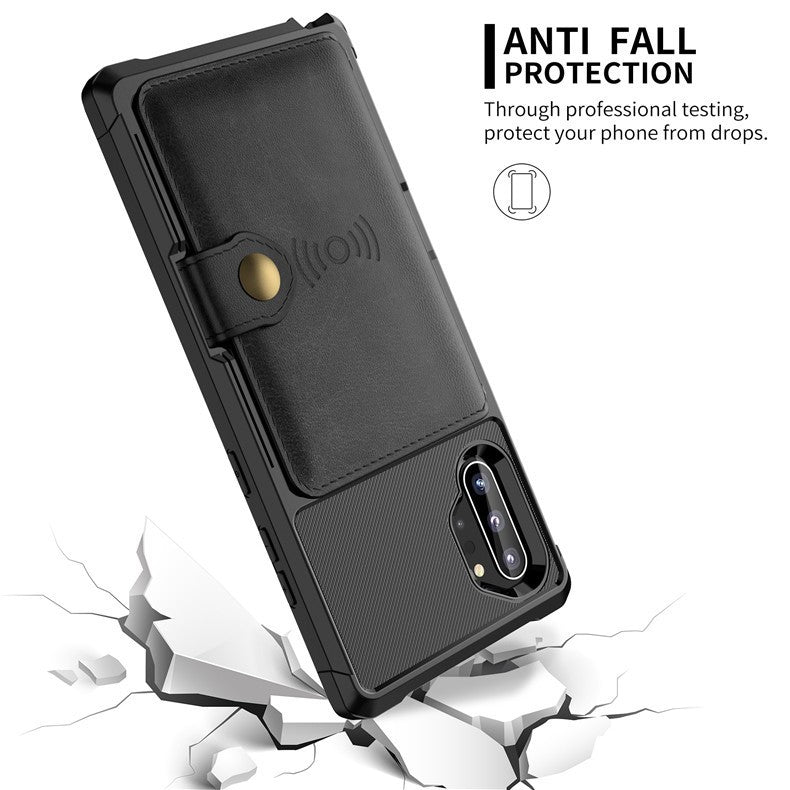 Suitable for Samsung S24 Ultra card insertion case S20, A55 anti drop case-3-1