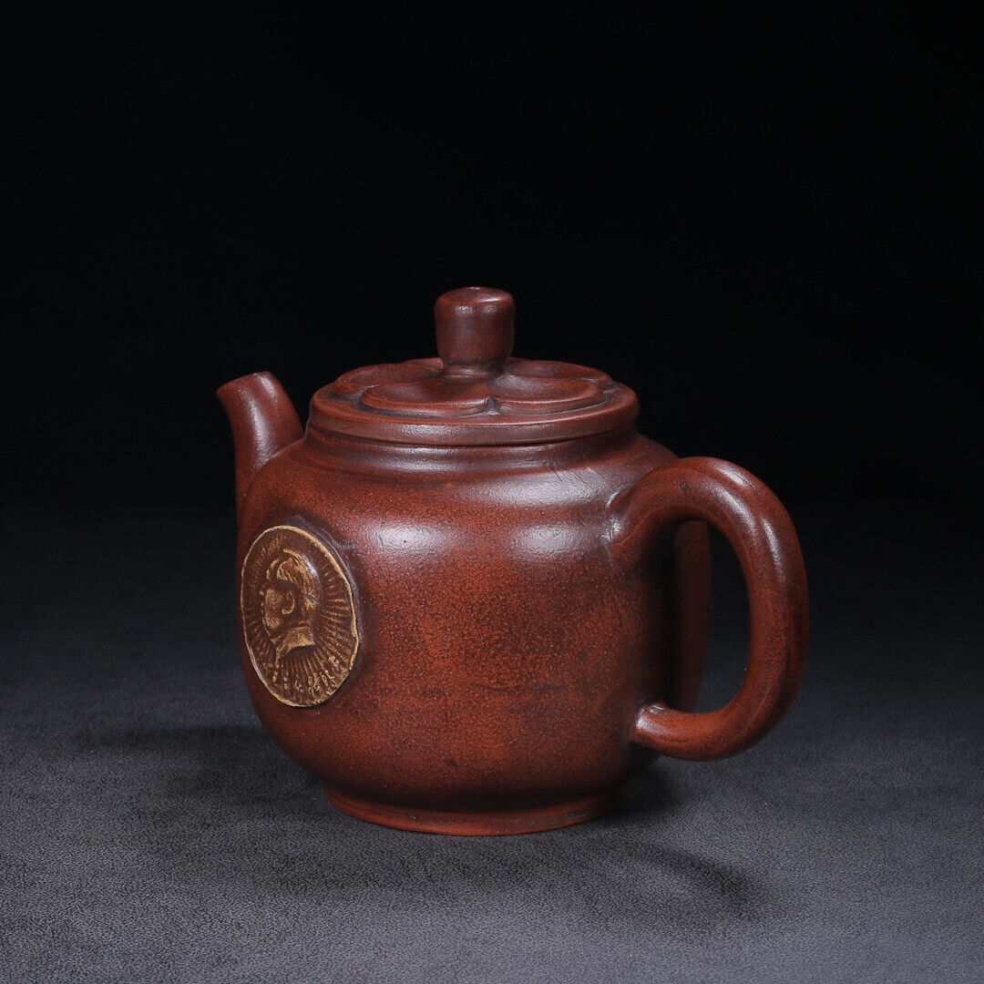 Chinese Yixing Zisha Clay Handmade Exquisite Teapot （文革壶 底款：徐汉棠）