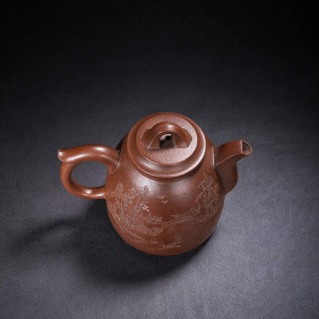 Chinese Yixing Zisha Clay Handmade Exquisite Teapot （古钟 底款：杨季初）