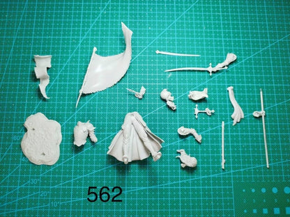 1:24 resin figure model kit Fantasy Female Swordsman Unassembled Unpainted
