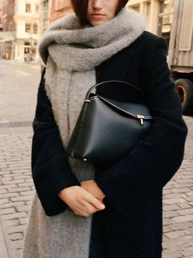 Women's Black or Brown Crossbody Bags Handbag Ladies Fashion Shoulder