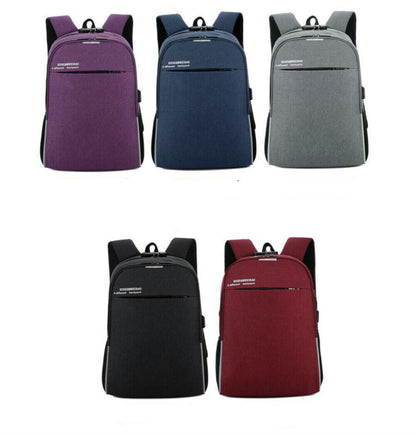 16"Laptop Men's Backpack Travel Anti-Theft USB Charging Shoulder Bag Outdoor