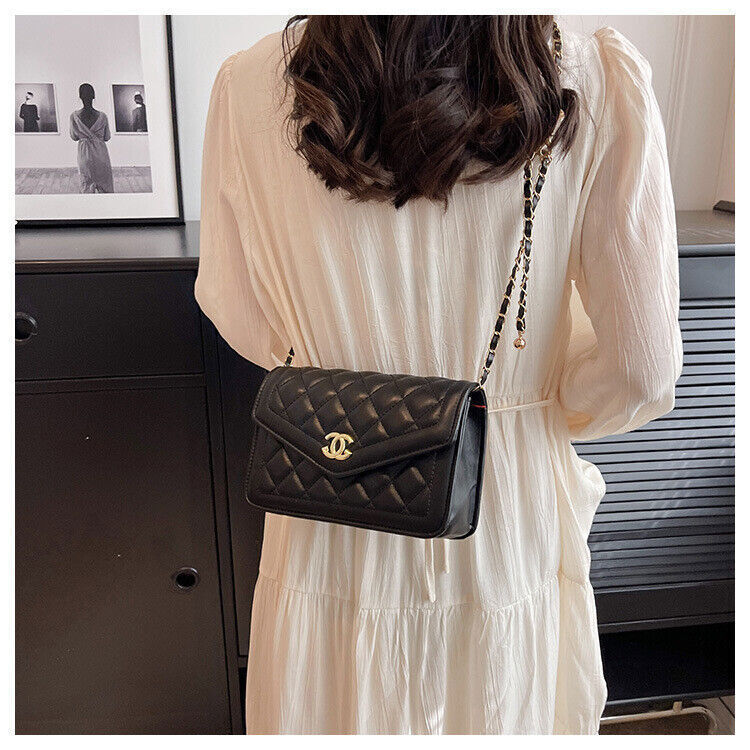 Women's Bags Fashion One Shoulder Female Bag White/Black Handbag Fashionable Bag