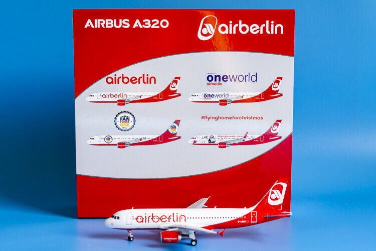 1:200 JC Wings Air Berlin AIRBUS A320 Passenger Aircraft Diecast Airplane Model