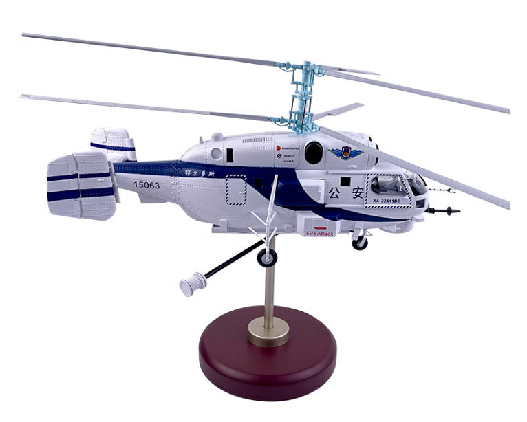 1:32 41CM POLICE Kamov KA-32A11BC Helicopter Airplane Diecast Aircraft Model