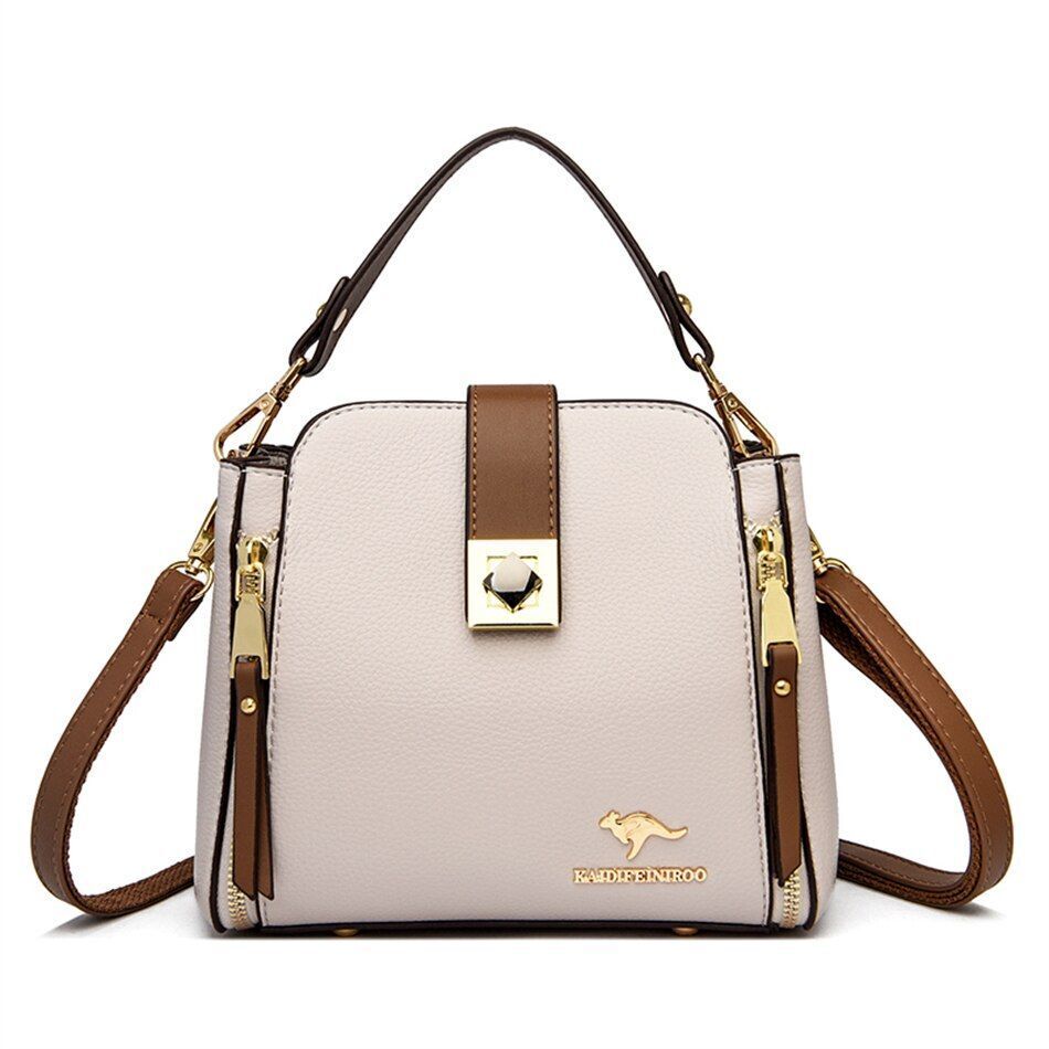 Synthetic Leather Handbag Purse Bag Shoulder Crossbody Messenger Small 20*18*9CM