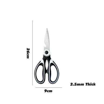3xStainless Steel Kitchen Shears Heavy Duty Scissors for Meat Fish Chicken Bones
