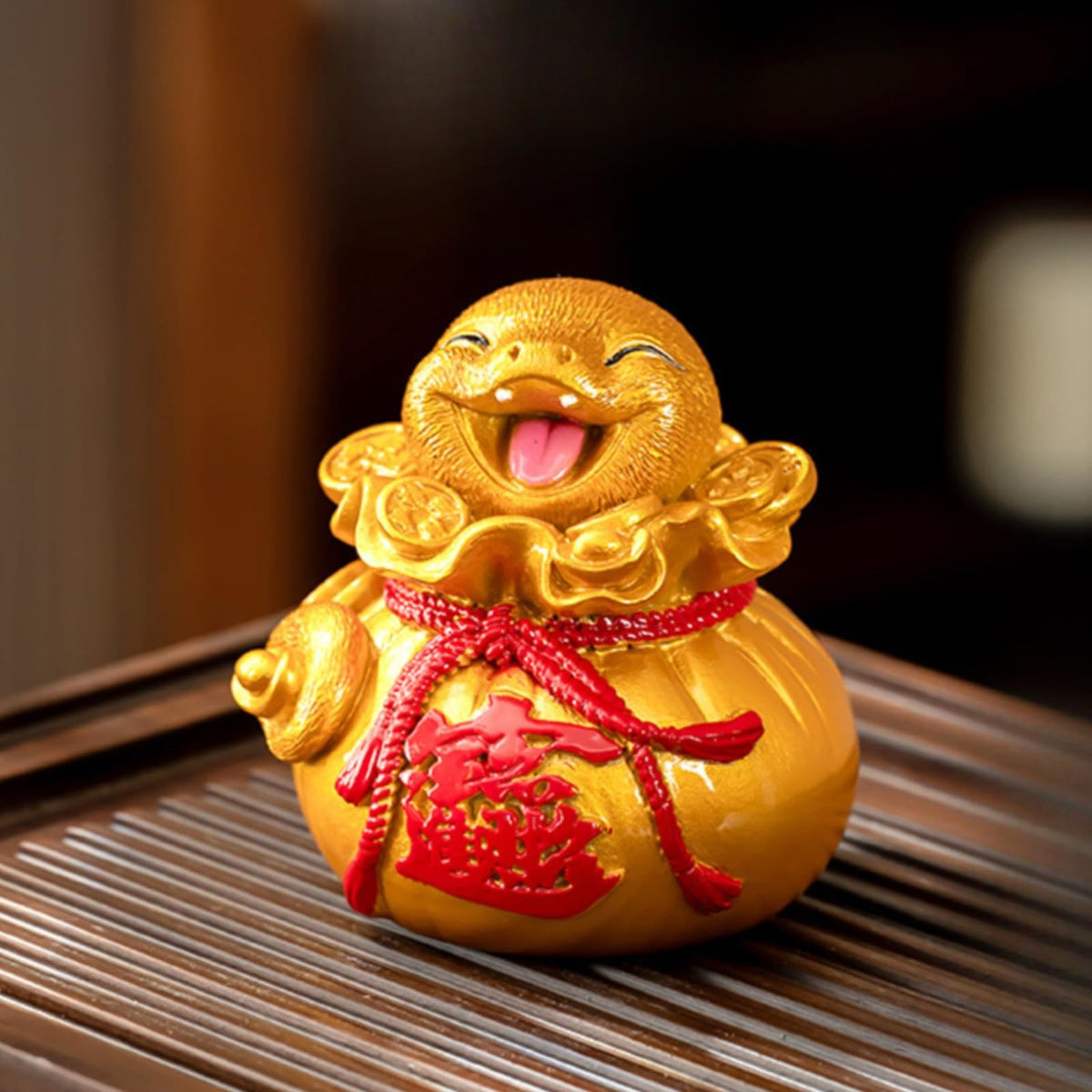 Money Bag Snake Color Change Resin Tea Pet 7.6cm Tea Set Decoration Tea Play