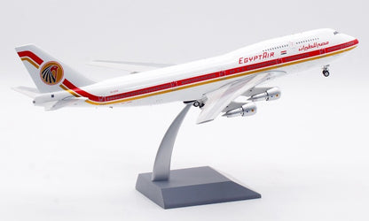 1:200 35CM InFlight EGYPTAIR BOEING 747-300 Passenger Airplane Diecast Model