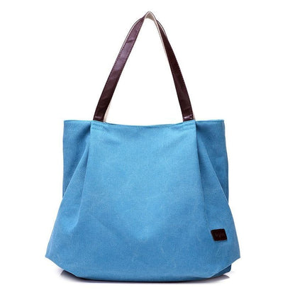 Leisure Canvas Bag Large Capacity Purse Fashion Versatile Handbag Bags Polyester