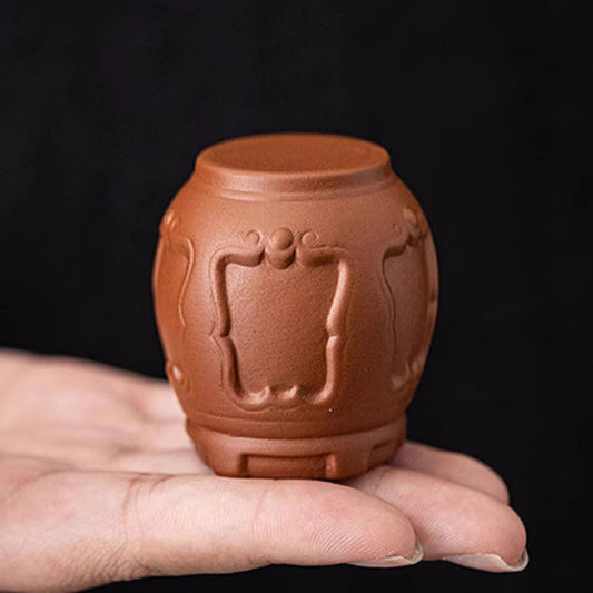 Teapot Cover Holder Purple Sands Tea Pet Ornament 4.6cm Tea Ceremony Tea Set
