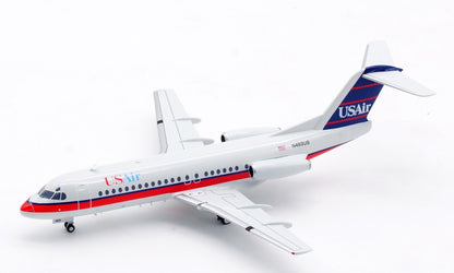 1:200 InFlight USAir Fokker F-28-4000 N493US Airplane Diecast Aircraft Model