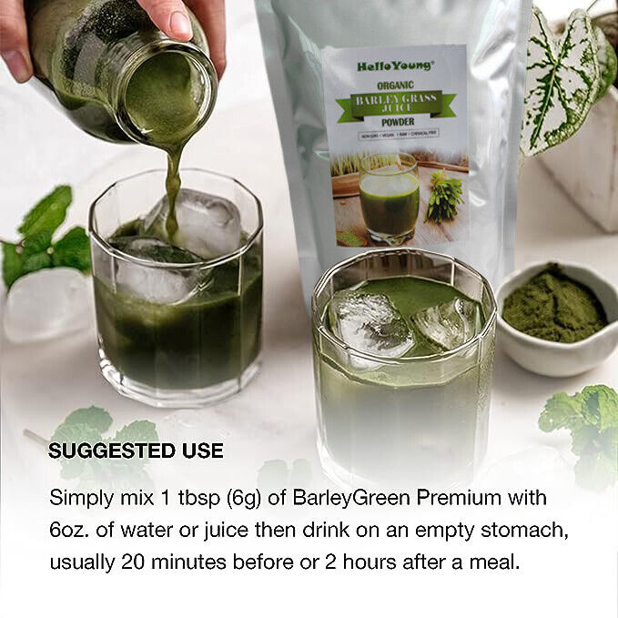 2023 Pure Organic Barley, Barley Grass Powder 100% Pure Organic New 1Bag(250g)