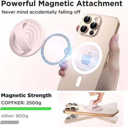 Magnetic Phone Grip Ring Holder, Liquid Silicone Magnet Cell Phone Grip Finger L