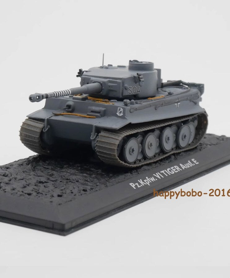 1:72 Pz.Kpfw WWII German Tiger 6 Tank Alloy Military Model