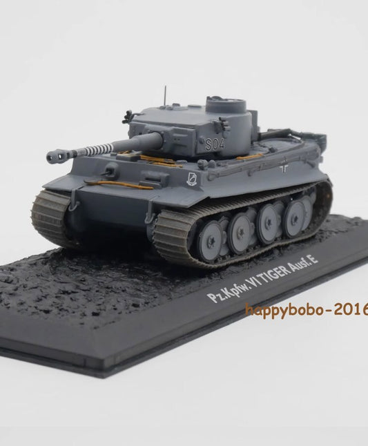 1:72 Pz.Kpfw WWII German Tiger 6 Tank Alloy Military Model