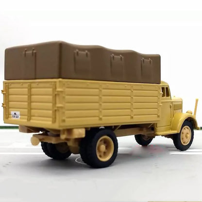 8.5cm Diecast Alloy 1/72 Scale WWII German Opel Blitz Truck Model Toy Gift
