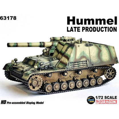 Dragon 1/72 German Tank Sd.kfz.165 Wild Bee Self-propelled Howitzer Tank Model