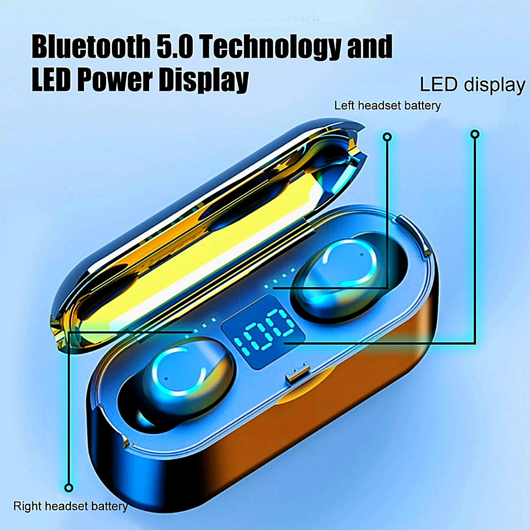 Bluetooth 5.0 Wireless Earbuds Headphone Headset Noise Cancelling TWS Waterproof