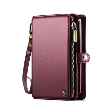 Passport Holder for Travel, Passport Case Wallet With Strap Wristlet and Zipper