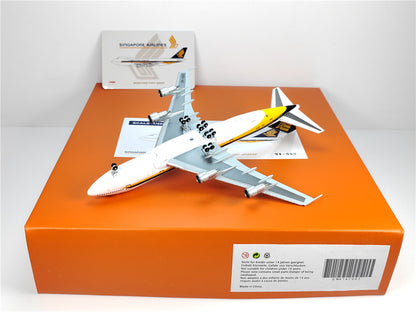 1:400 JC Wings SINGAPORE AIRLINES BOEING B747-200 Airplane Diecast Model