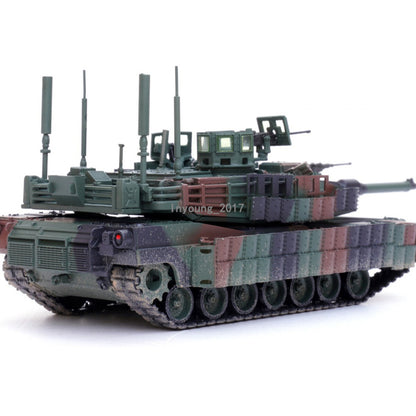 1/72 Scale M1A2 Tusk II Tank Model Diecast Military US Army Tank Collection