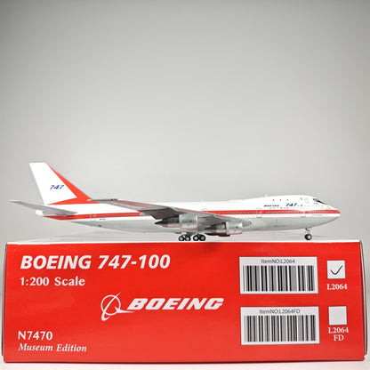 1:200 SQ Wings Boeing 747-100 N7470 Passenger Airplane Diecast Plane Model
