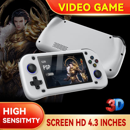 G28 Portable Handheld Video Game Console with 4.3 Inch HD Screen Built-in 20000+