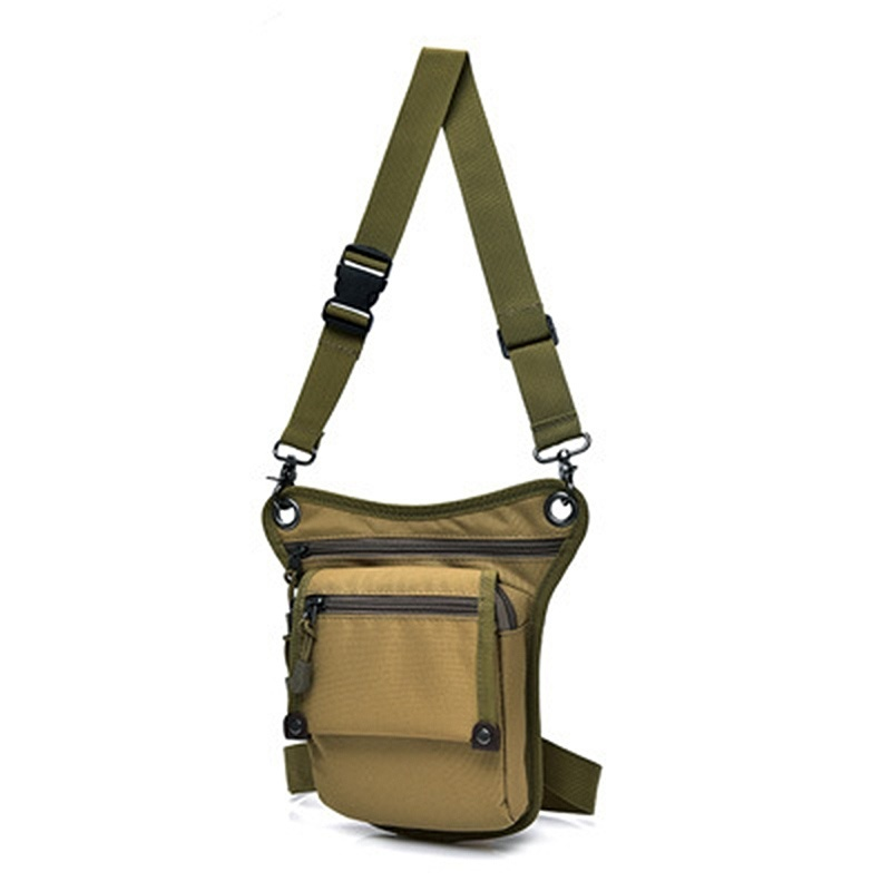New Metal Detector Camouflage Bag Drop Leg Finds Pouch with Waist Shoulder Belt
