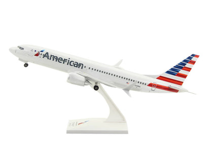1:200 31CM RISESOON American BOEING 737 MAX 8 Airplane ABS Plastic Plane Model