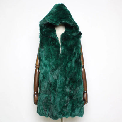 Women Winter Coat 100% Coat Long Style Sleeveless Jacket