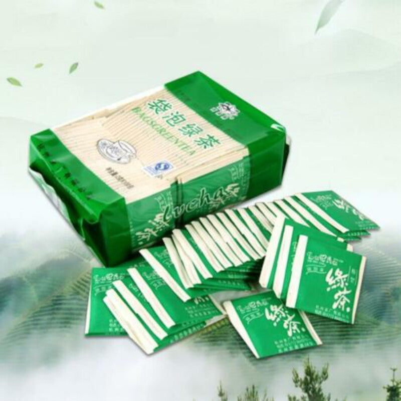 Dragon Well Green Tea Longjing Tea Bag Chinese Green Tea 2g*100 Teabags 200g Bag