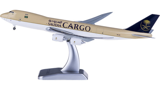 1:400 HOGAN SAUDIA CARGO BOEING 747-8F Passenger Airplane Diecast Aircraft Model