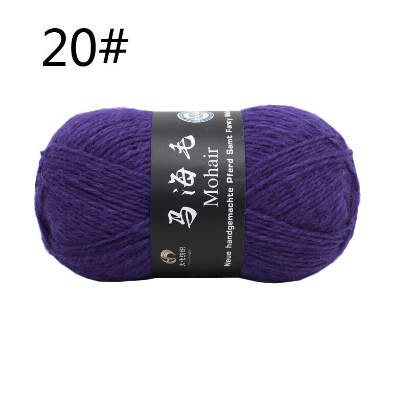 Hot Sale 100g Soft Mohair Cashmere Yarn Thick Woven Knitting Wool Crochet Yarn