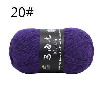 Hot Sale 100g Soft Mohair Cashmere Yarn Thick Woven Knitting Wool Crochet Yarn