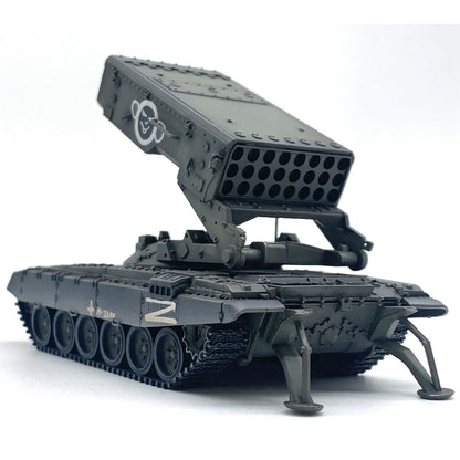 ARTISAN Russia-Ukraine TOS-1A Flamethrower Tank Z-Paint Finished Model Toys